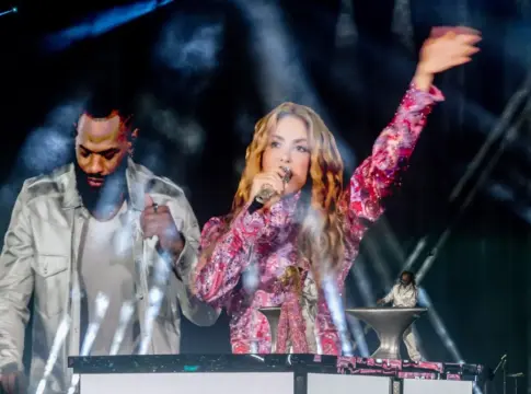 Shakira en el recinto Iberdrola Music. Fuente Agencias