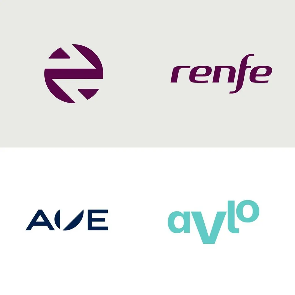 El Gobierno y Renfe tapan el robo de 150 millones de datos con IA y el regreso de "la galleta" 2 Nuevos logos de Renfe, Ave y Avlo