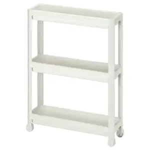 El carrito Ikea Vesken que arrasa en pisos pequeños baja a 9,99 €: cabe en cualquier hueco