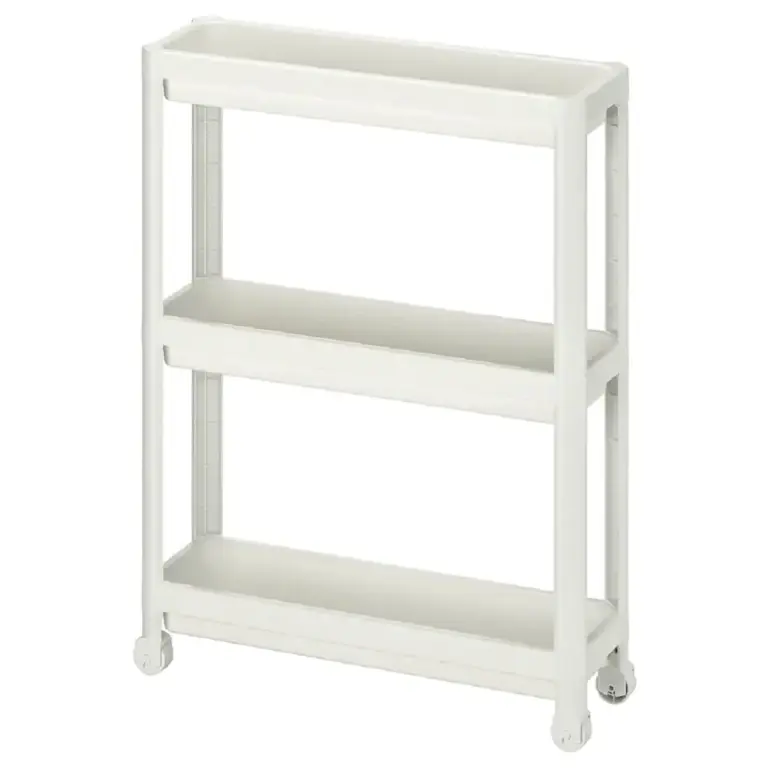 El carrito Ikea Vesken que arrasa en pisos pequeños baja a 9,99 €: cabe en cualquier hueco