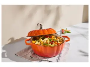 Lidl repone la olla calabaza de hierro fundido por 24,99 euros tras agotarse el otoño pasado