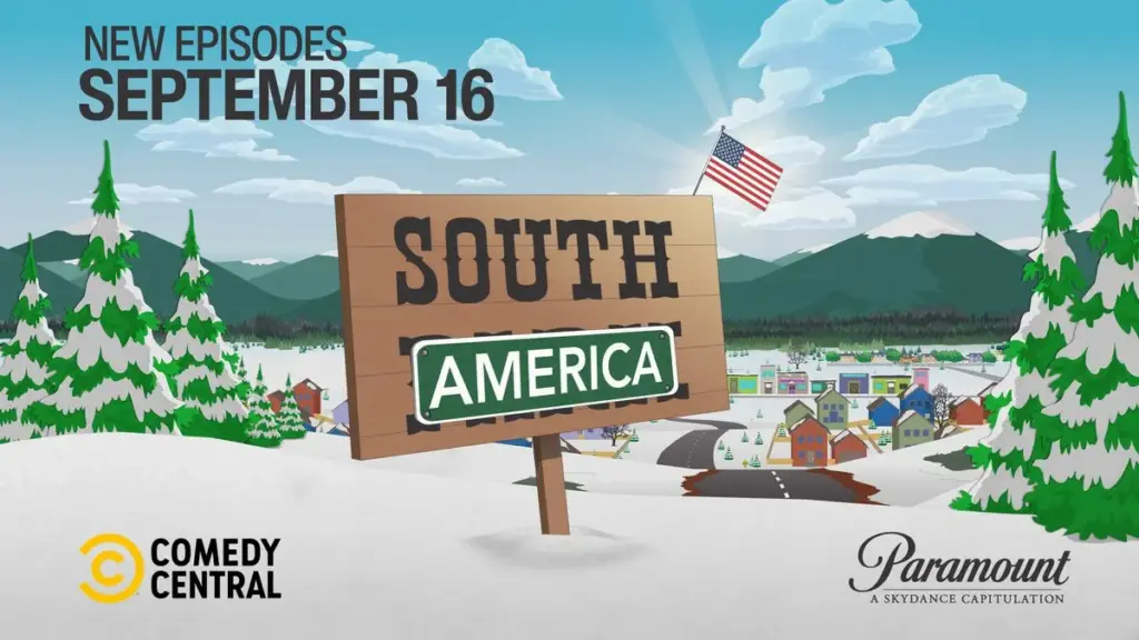 "Inspirados por la valentía y el patriotismo de Apple": ‘South Park’ cambia de nombre y vuelve a apuntar contra Trump 1 ‘South Park’ convierte el cambio de nombres de Trump en una nueva parodia