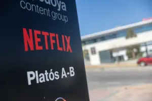 Fachada de la sede de Netflix, a 15 de octubre de 2026, en Tres Cantos, Madrid