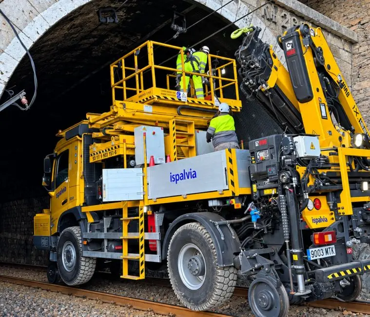 Ispalvia Electrificación de túneles de la Autopista Ferroviaria Algeciras-Zaragoza.
