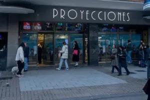 Sala de proyecciones, a 23 de marzo de 2025, en Madrid