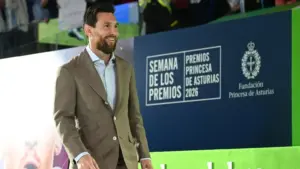 “Seguramente lo estará disfrutando”: Leo Messi se emociona al recordar a su padre antes de recibir el Premio Princesa de Asturias