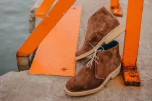 botas marrones de ante
