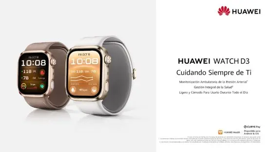 HUAWEI WATCH D3: Tu salud cardiovascular, ahora en formato de lujo y directo a tu muñeca 1 hawei