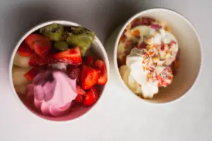 helado de yogur griego